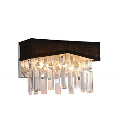 CWI Lighting Havely 2 Light Wall Sconce With Chrome Finish
