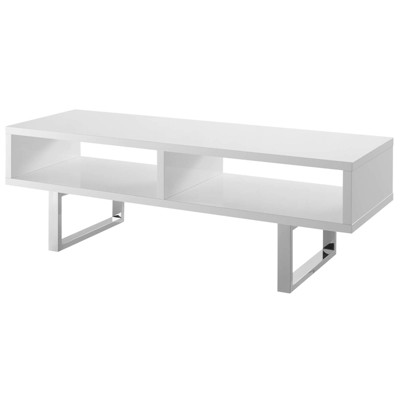 Amble Low Profile TV Stand for TVs up to 47" White - Modway