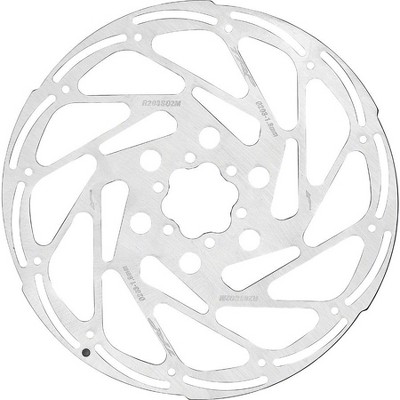 TRP R2 Disc Rotor - 203mm, 6-Bolt, 1.8mm, Silver