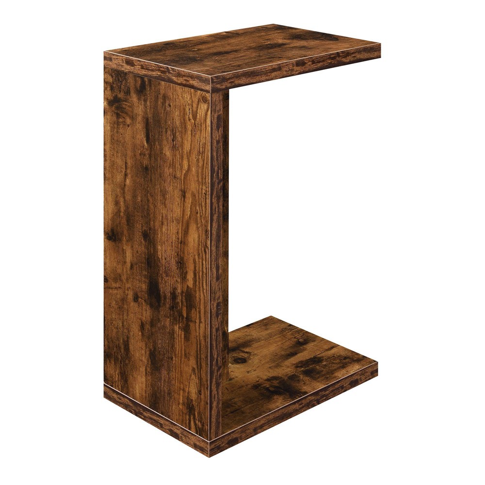 Breighton Home Northfield Admiral C End Table Barnwood: Particle Board Construction, Spot Clean, 26" Height