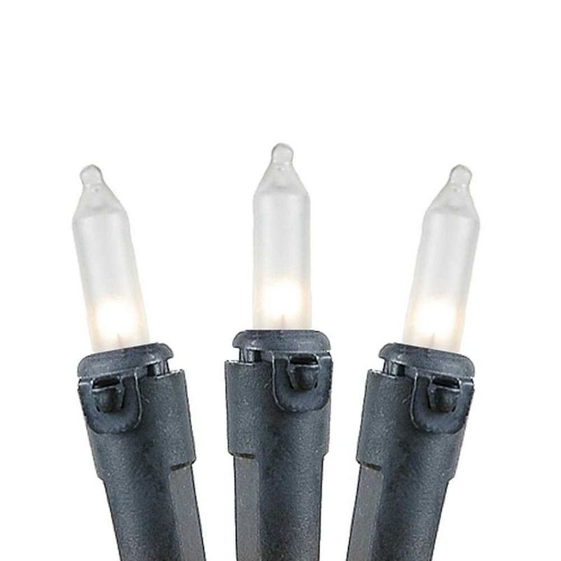 Novelty Lights 100 Light Incandescent Mini Christmas String Lights Black Wire 50 Feet, 4 of 7