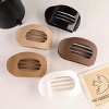 Chery Life New 4-Pack Matte Oval Flat Clip, French Style Large Hair Clip - 2 of 4