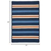 Colonial Mills Painter Stripe Braided Rug, Set Sail Blue 2'x3', Rectangle Shape - 2 of 2