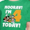 Girls' - Disney - Hooray I'm 4 Today Short Sleeve Graphic T-Shirt - 2 of 4