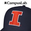 University Of Illinois Team Logo Cotton Twill Trucker Cap Navy OS - 4 of 4