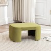 SEYNAR Modern Velvet Rectangle Accent Ottoman - 4 of 4