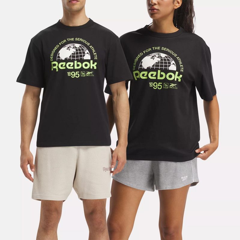 Graphic Series Reebok Globe T-Shirt, 1 of 12