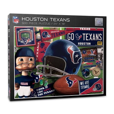 NFL Houston Texans 500pc Retro Series Puzzle