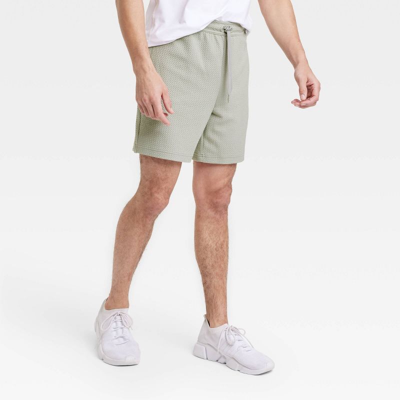 Men&#39;s Textured Fleece Shorts 7" - All In Motion&#8482;, 1 of 5