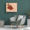 Trademark Fine Art Francesco Gulina Girl Lying on Sofa Wood Slat Art - 4 of 4
