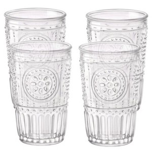 Bormioli Rocco Romantic Water Drinking Glass, 11.5 oz., 4-Piece - 1 of 4