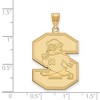 Black Bow Jewelry 10k Yellow Gold South Carolina State Bulldogs NCAA Extra Large Pendant - 2 of 3