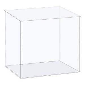 Unique Bargains Acrylic Self-Assembly Dustproof Toy Collectibles Showcase - 1 of 3