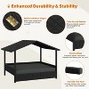 Yaheetech Rattan Dog House with Canopy and Water-Resistant Cushion - 4 of 4