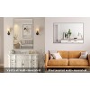 NicBex 36x24 Inch Modern Bathroom Mirror for Wall, Aluminum Framed Vanity Mirror, Hangs Horizontally or Vertically for Living Room Bedroom - 3 of 4