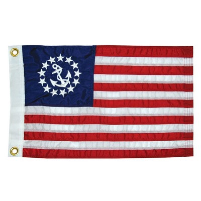 Taylor Made Deluxe Sewn US Yacht Ensign Flag 12" x 18" Model 18528198