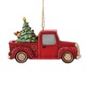 Jim Shore 2.75 In Rudolph In Truck With Friends Red Nosed Reindeer Clarice Tree Ornaments - 2 of 3