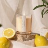 Sweet Water Decor Coastal Lemon Tinted Glass Jar Candle - 12oz - 2 of 3