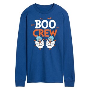 Men's - Dr. Seuss - Boo Crew Thing 1 and Thing 2 Long Sleeve Graphic T-Shirt - 1 of 4