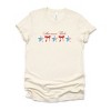 Simply Sage Market American Babe Star Bow Coquette  Short Sleeve Tee - 2 of 4