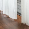 Chanasya 2pk Faux Belgian Flax Semi Sheer Window Curtain Panels - Set of 2 - 4 of 4