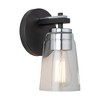 Artcraft Lighting Essex 1 - Light Vanity in  Black/Chrome - 3 of 4