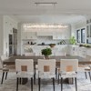 LLHZSY 10-Light Modern Glam Dimmable Chrome Oval Large Crystal Chandelier - W 39 2/5" - 3 of 4