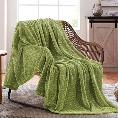 Inhand Flannel Throw Blanket, 50”x60” Super Soft Fuzzy Blanket for Couch Sofa Bed Office, Cozy Plush Lightweight Blanket Throw Size