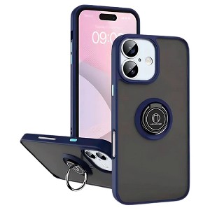 Entronix Case Compatible with iPhone 16 Plus - Ring - Matte Gripstand - 1 of 4