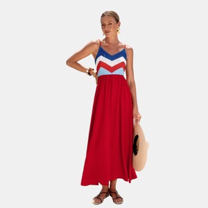 chevron bridesmaid dresses Charming V-Neck Chiffon Floor Length Bridesmaid Dresses with Split
