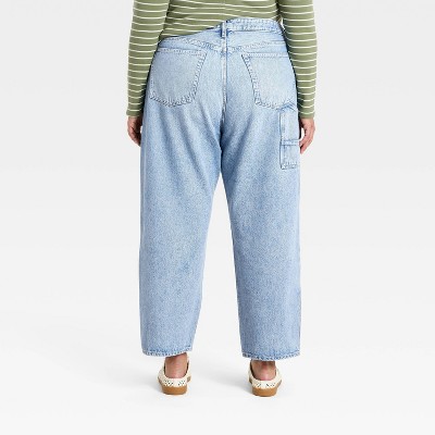 Women's Mid-Rise Painter Boyfriend Jeans - Universal Thread