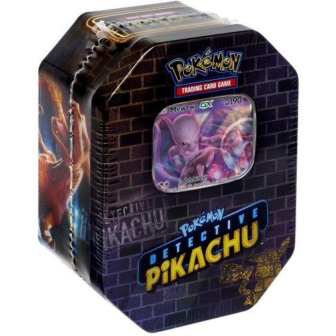 Pokemon Detective Pikachu Collector Tin Set Mewtwo