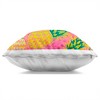 Stupell Industries Tropical Pineapples on Purple Dots Indoor Decorative Throw Pillow, 18 x 18 - 2 of 3