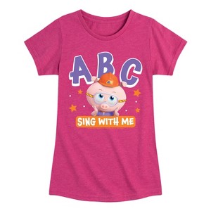 Girls' - Super Why - Abc Sing With Me Fitted Short Sleeve Graphic T-Shirt - 1 of 4