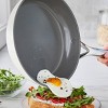 GreenPan GP5 Hard Anodized Healthy Ceramic Nonstick 14pc Cookware Set PFAS Free - Cloud Cream - 2 of 4