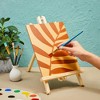 Juvale 12 Pack 13.8-inch Table Top Easels for Painting and Canvas - Wooden Holder Stand for Kids and Artists - 4 of 4