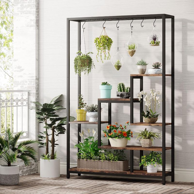 Tribesigns 5-Tier Tall Indoor Plant Stand, 4 of 7