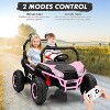 24V 2 Seater Ride on UTV Kids Car with Remote Control, Ride on Truck Toys with Spring Suspensions - 2 of 4
