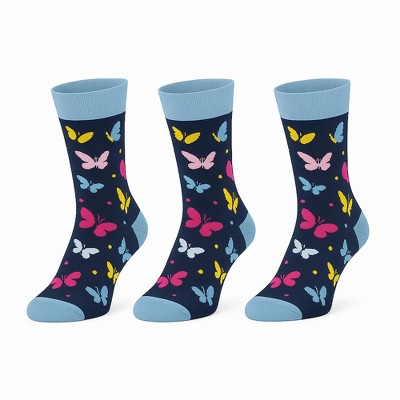 Funny Food Socks for Men and Women 3 Pairs Colorful Novelty Crew Socks Cotton Unisex Fit