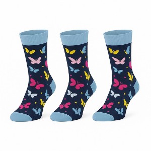 Funny Food Socks for Men and Women 3 Pairs Colorful Novelty Crew Socks Cotton Unisex Fit - 1 of 4