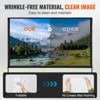 VEVOR Projector Screen with Stand, 100 inch 16:9 4K 1080 HD Outdoor Movie Screen with Stand, Wrinkle-Free Projection Screen with Bar Feet - 4 of 4