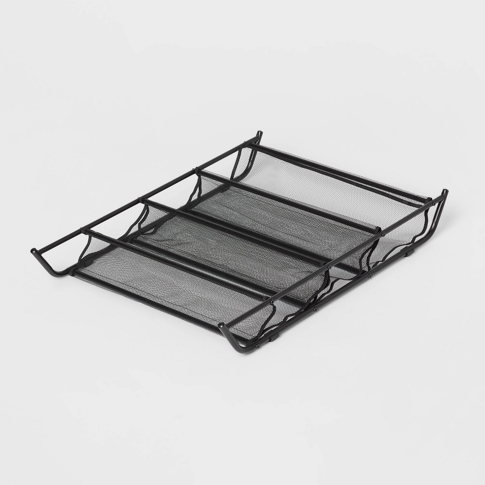 Mesh Underbed Shoe Storage Black - Brightroom™