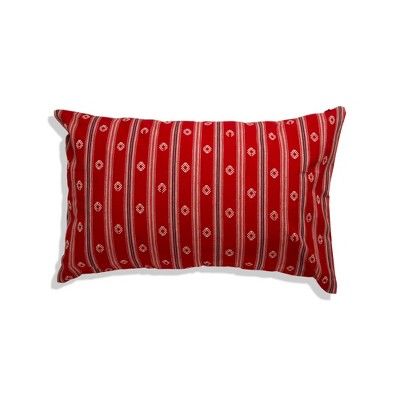 TAG 26'' x 16'' Ashbury Lumbar Pillow Red
