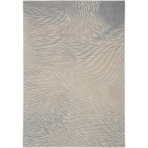Nourison Lillian Feather Indoor Area Rug Ivory Grey 5'3" x 7'3" - 1 of 4