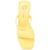 Journee Collection Womens Naivee Tru Comfort Foam Open Square Toe Platform Heel Sandals Yellow 9 - 4 of 4