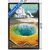 Trends International Lantern Press - Yellowstone Morning Glory Pool Framed Wall Poster Prints - 3 of 4