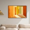 Art Remedy Modern Orange Modern Color Block Abstract Wall Art Framed - 2 of 4