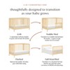 Babyletto Swell 4-in-1 Convertible Crib with Toddler Conversion Kit - Blonde - 3 of 4