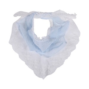 Unique Bargains Solid Color French Lace Triangle Bandana 1 Pc - 1 of 4