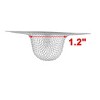Unique Bargains Home Kitchen Bathroom Mesh Hole Basin Kitchen Sinks Silver Tone 4 Pcs - 2 of 3